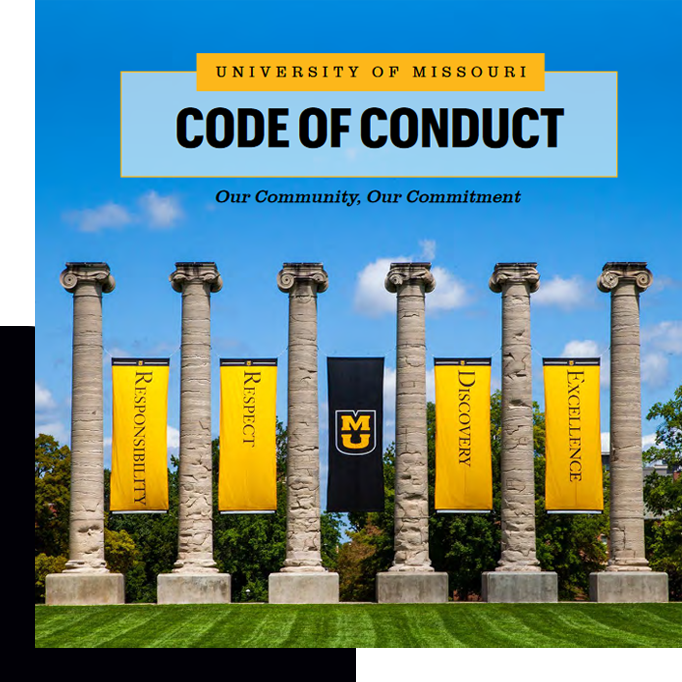 Cover of the MU Code of Conduct document